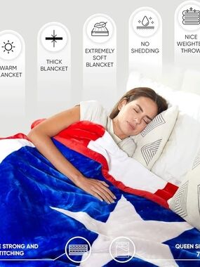 Puerto Rico Flag | Fleece Blanket